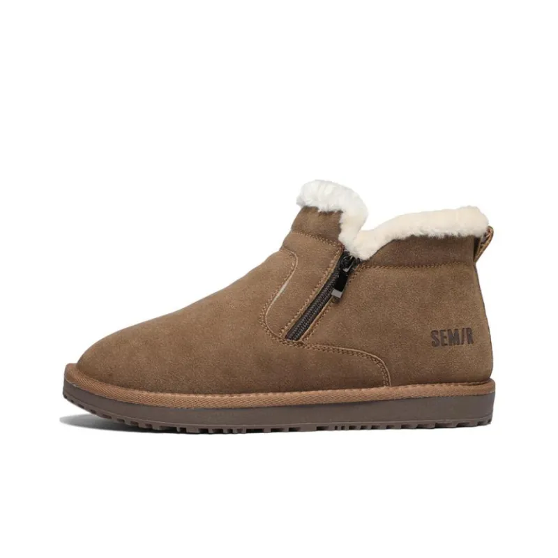 SEMIR Warm Slip-Resistant Short Snow Boots Men's-10