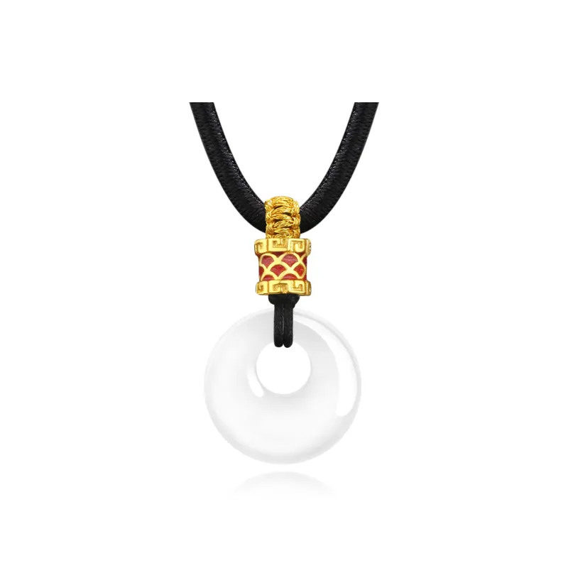 Lao Feng Xiang Chalcedony Necklaces Women's-0