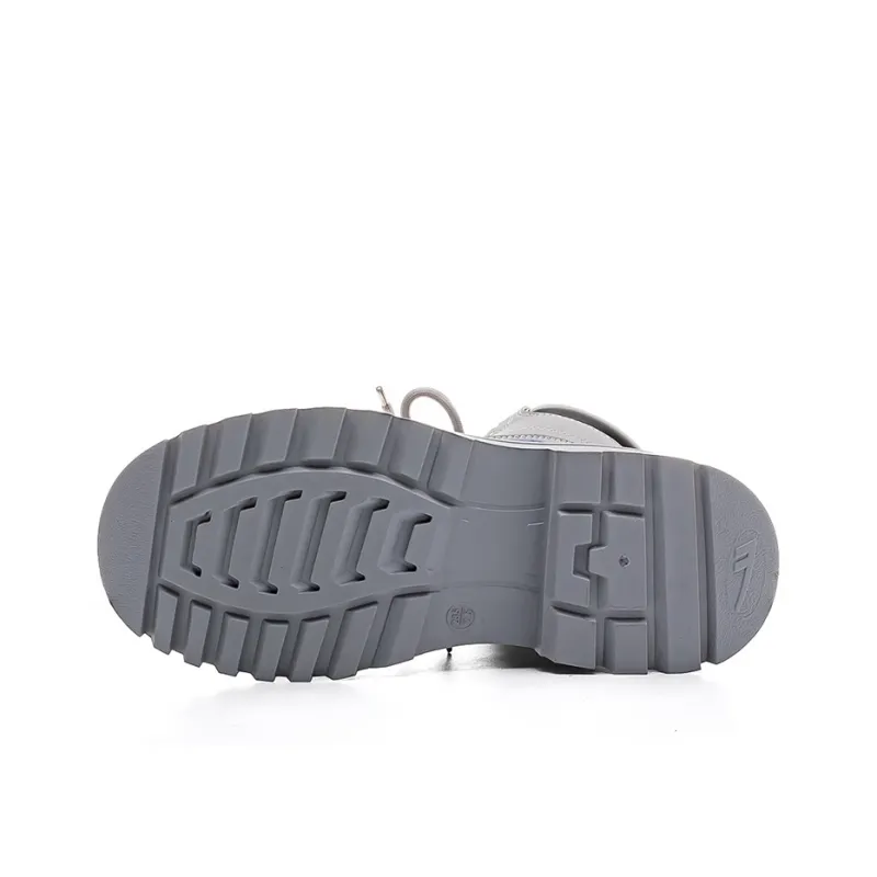 Warrior Short Martin Boot Women's Gray Black-4