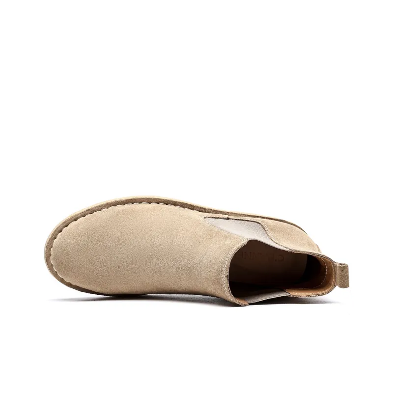 C°BANNER Short Chelsea Boots Men's Apricot-3