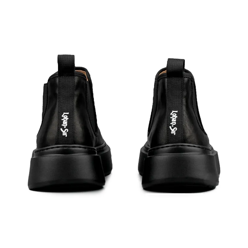 LOHAN·SIR Short Chelsea Boots Platform Men's-9