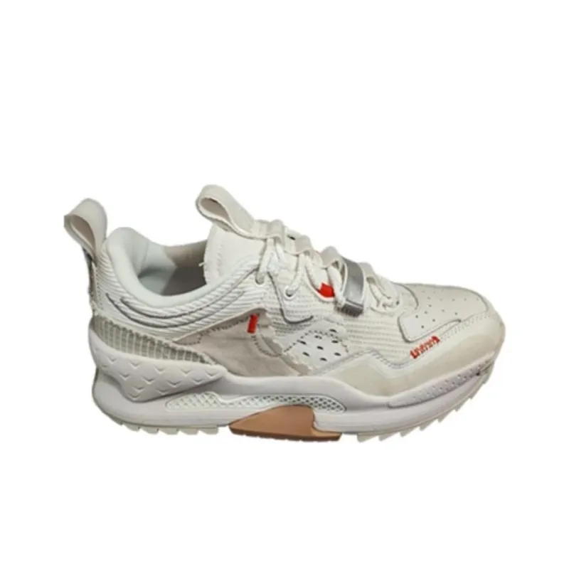 LiNing Mountain Half Mountain Half Anti Slip Wear Resistant Low Top Casual Shoes Men's White-1