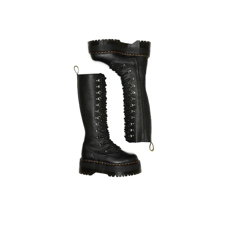 Dr.Martens 1B60 Max Hardware Leather Extra High Boots 'Black' Women's-3