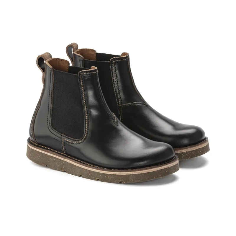 Birkenstock Short Chelsea Boots Women's Black Regular-2