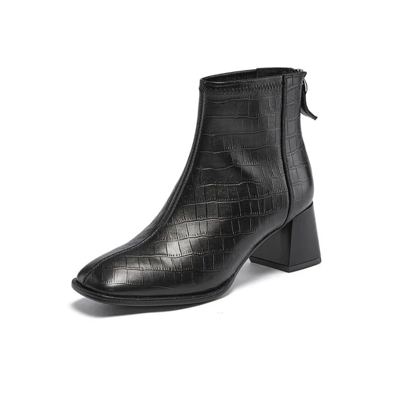 ST&SAT Ankle Boots Women's Ecru/Black/Earth Black-14
