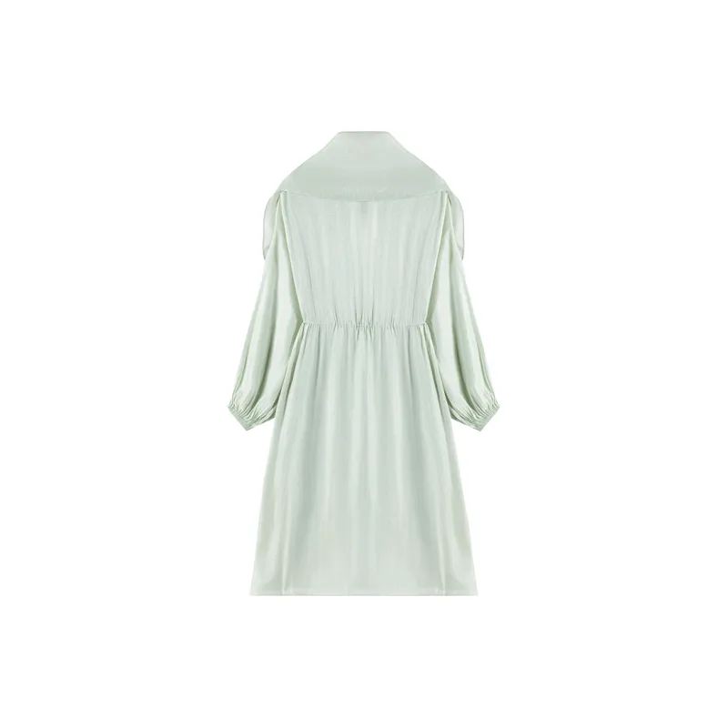 CARIEDO Trench Coat Women's Mint Green-1
