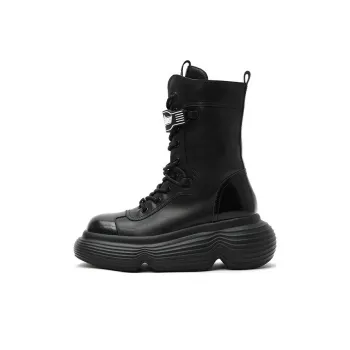 DAPHNE LAB Lollipop Series Crew Outdoor Boots 7cm Women's