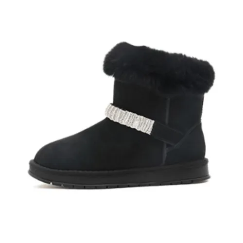 CAMEL Warm Short Snow Boots Women's