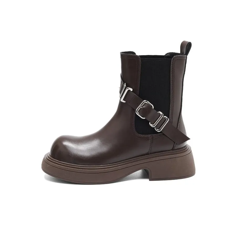 15 MINS Short Chelsea Boots 5cm Women's-0