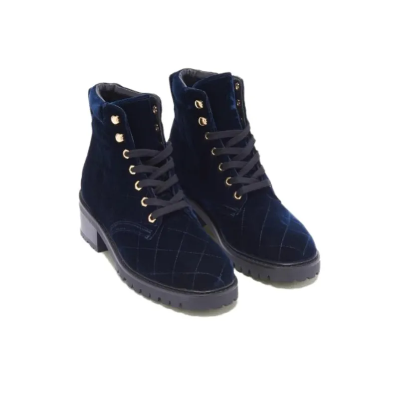 Sandro Ankle Boots Women's Dark Blue-2
