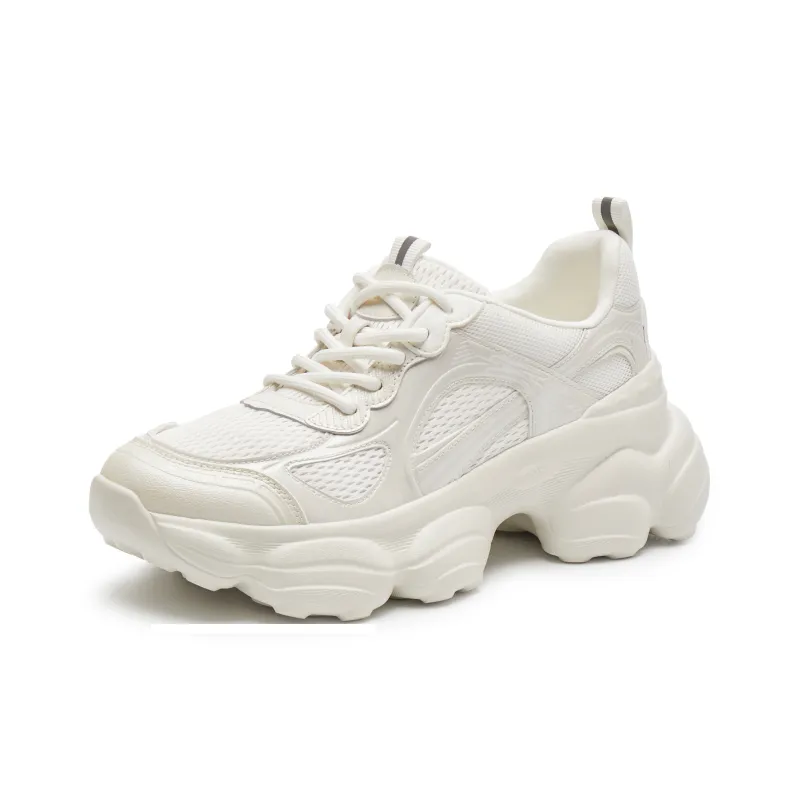 Staccato Good Things Happen Wear resistant And Lightweight Low Top Casual Chunky Sneakers Women's-5