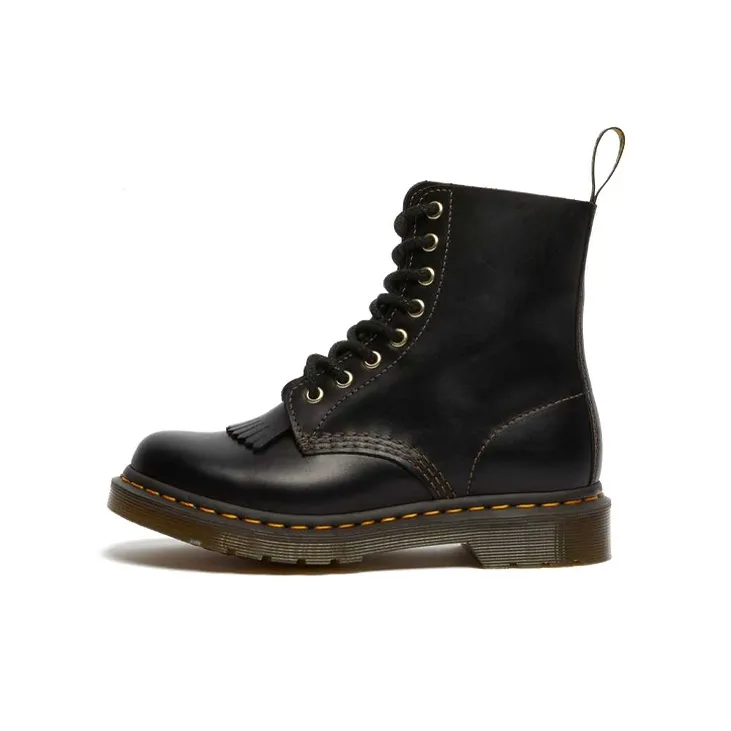 Dr. Martens 1460 Pascal Abruzzo Martin Boots Black Women's-0