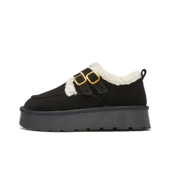Feiyue Warm And Wear Resistant Ankle Length Snow Boots Women's Black
