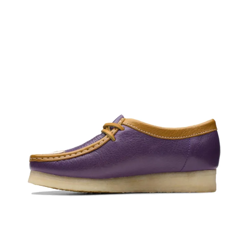 Clarks Originals Wallabee Purple Combination-1