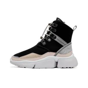 AU&MU Warm Slip-Resistant Short Mid-Calf Snow Boots Unisex