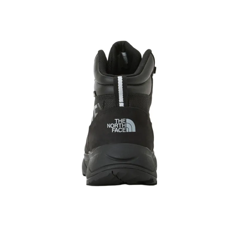 THE NORTH FACE Challenger Anti Slip Wear Resistant Waterproof And Breathable Mid Top Hiking Shoes Men's Black-4