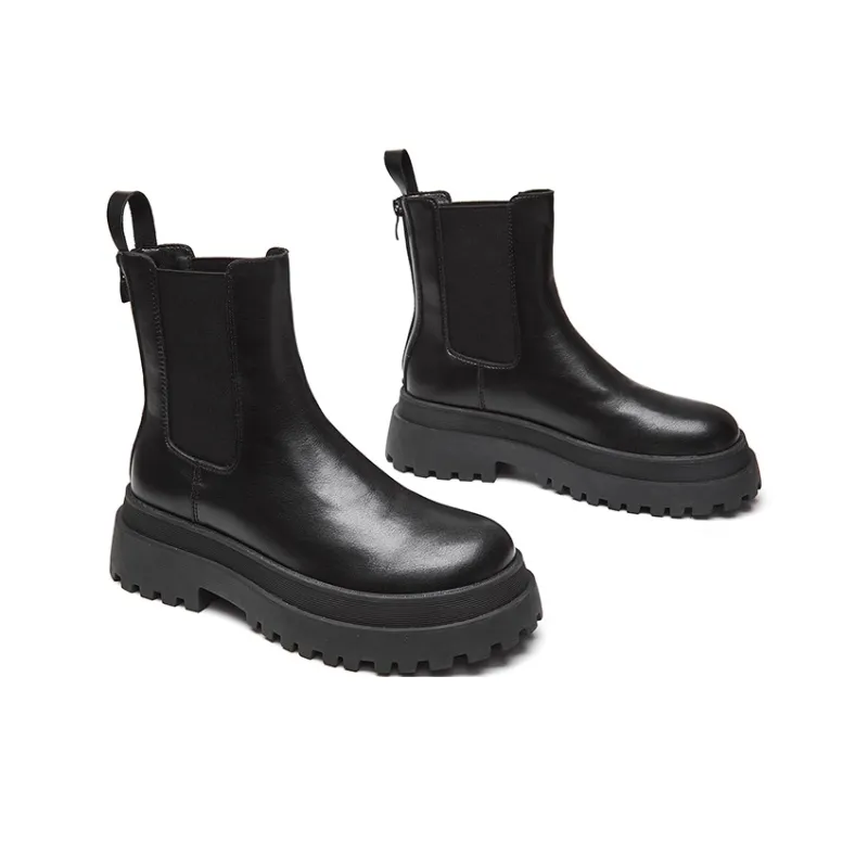 DAPHNE Chelsea Boots 5cm Women's Black-2
