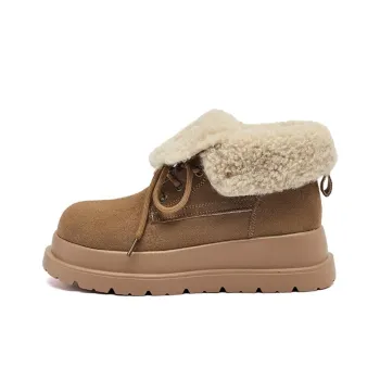 AGSDON Warm Short Snow Boots Women's