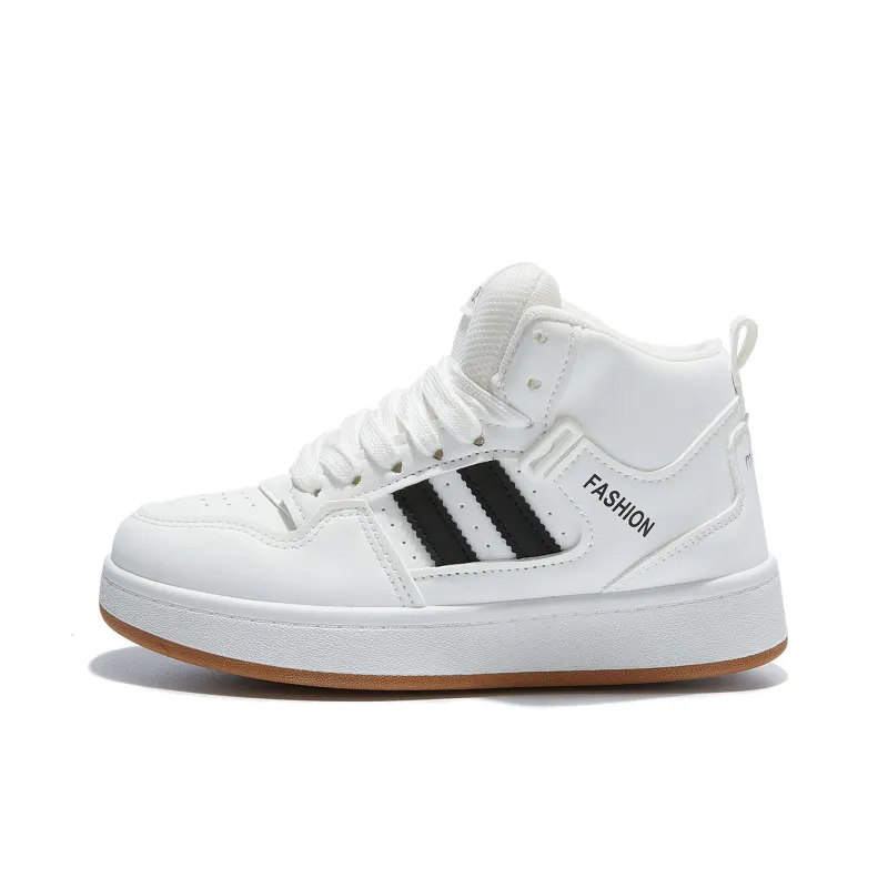 Medd White Sneakers Thermal Height Increase High Top Skateboard Shoes Unisex-8