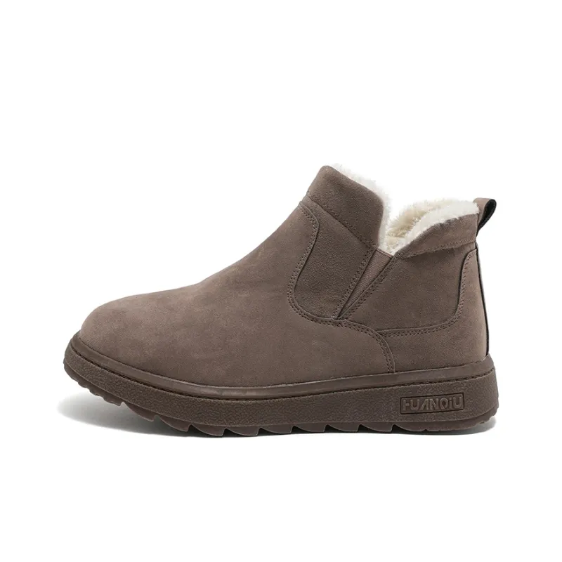 HUANQIU Ankle-Length Snow Boots Women's-5