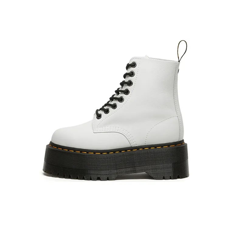 Dr. Martens 1460 Pascal Pisa Martin Boots White Women's-0