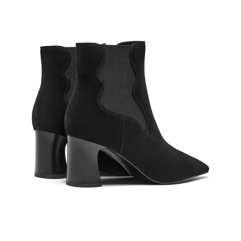 Joypeace Caramel Mocha Short Chelsea Boots Women's-2