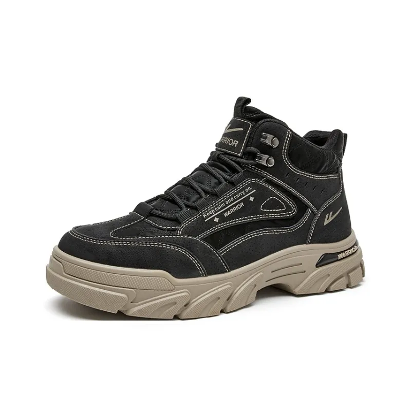 Warrior Short Martin Boot Men's Black-1