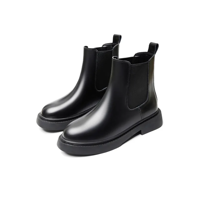 Help Short Chelsea Boots 3.5cm Women's Black-7