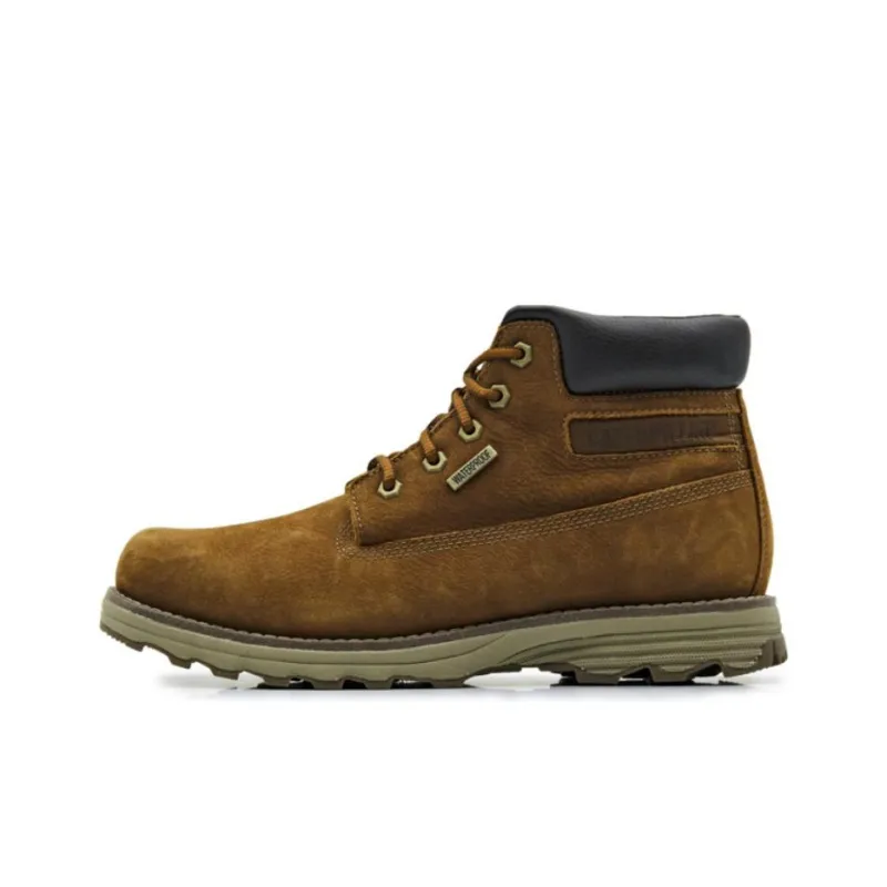 CAT Founder WP TX Slip Resistant Ankle Length Outdoor Boots Brown-0