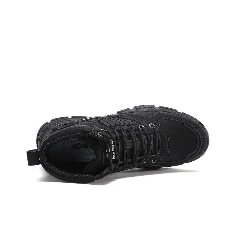 Warrior Short Snow Boots Men's Black-2