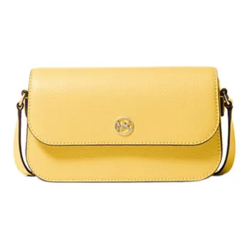 MICHAEL KORS Jet Set Travel Leather Shoulder Bag, Crossbody Bag Small Size Women's Daisy Yellow
