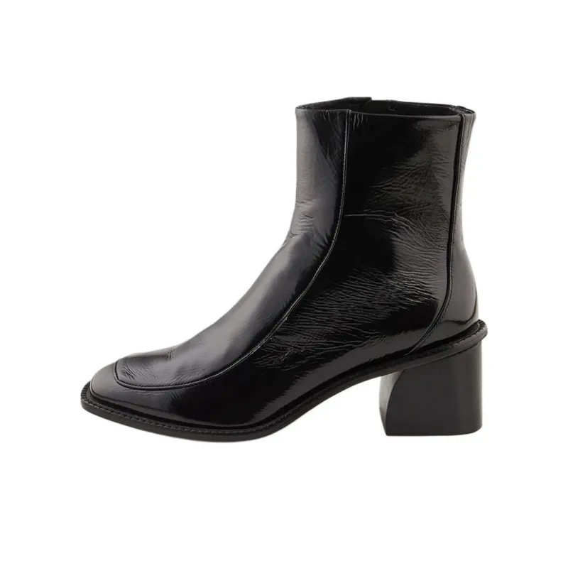 Sandro Ankle Boots 6cm Women's Black-0