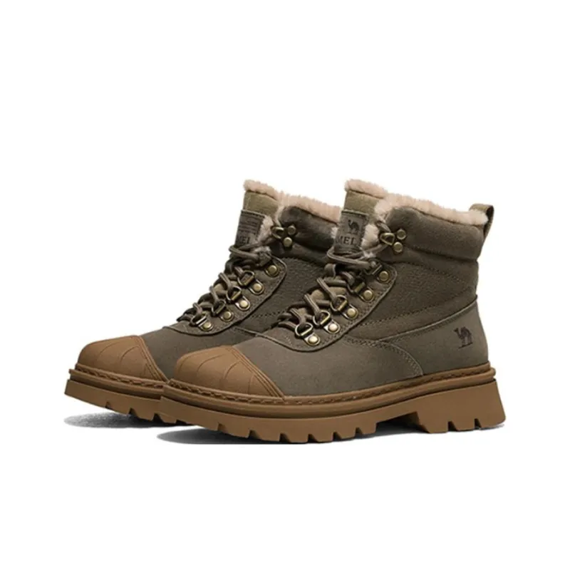 CAMEL Warm Wear-Resistant Slip-Resistant Short Outdoor Boots Women's-1