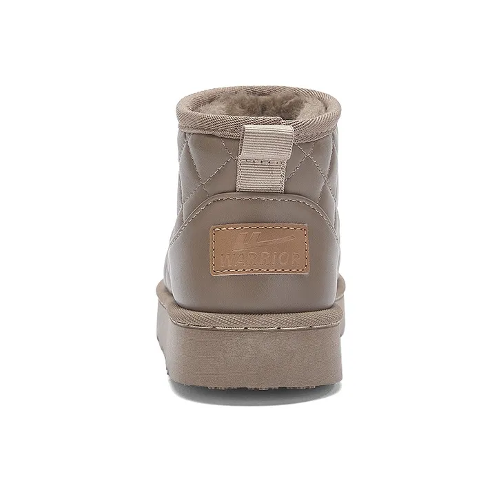 Warrior Warm Height Increasing Coverage Short Snow Boots Women's Brown-4