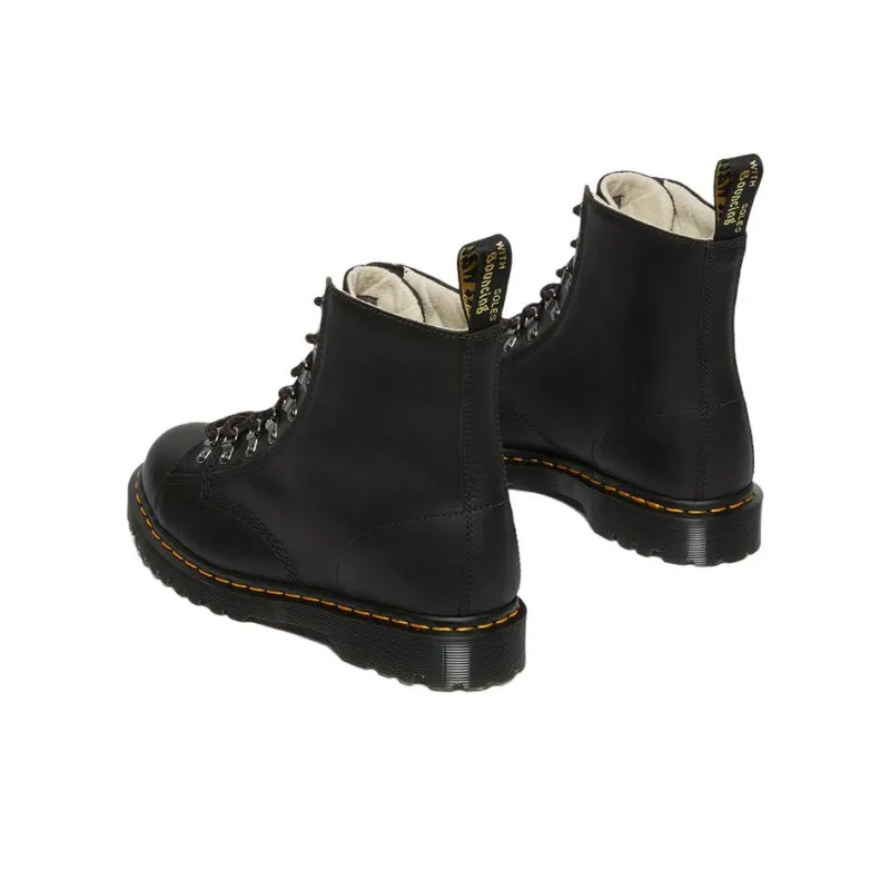 Dr. Martens Barton Made In England Classic Oil Leather Boots 'Black'-4