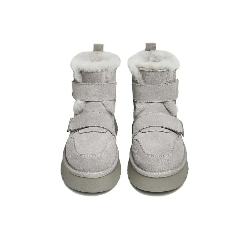BASTO Snow Boots Women's Black/Brown/Gray-12