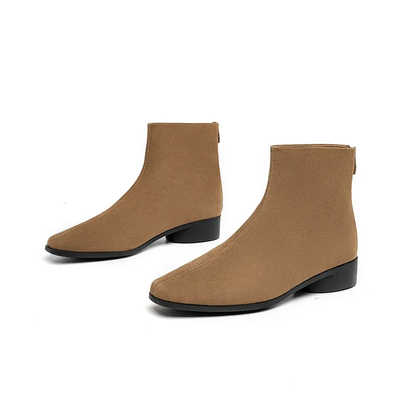 EBLAN Ankle Boots Women's Khaki-1