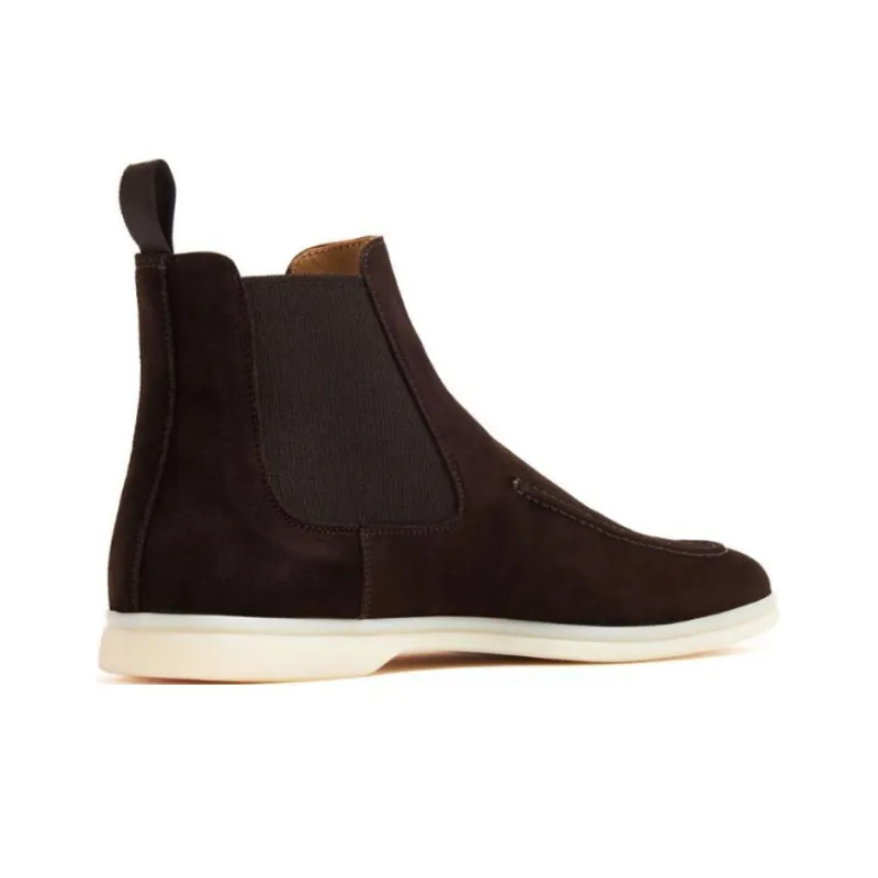 SCAROSSO Eugenio Moro Scamosciato Chelsea Boots-3