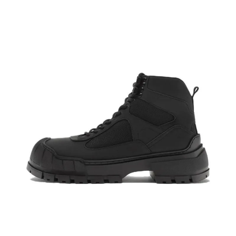 ZARA Ankle Boots Men Black-0