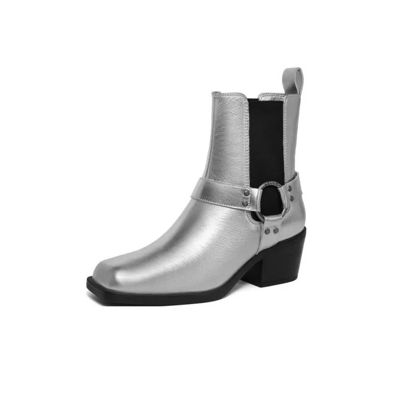 BELLE Short Chelsea Boots 5.5cm Women's-1