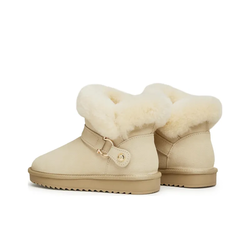 Teenmix Short Snow Boots 3cm Women's-17