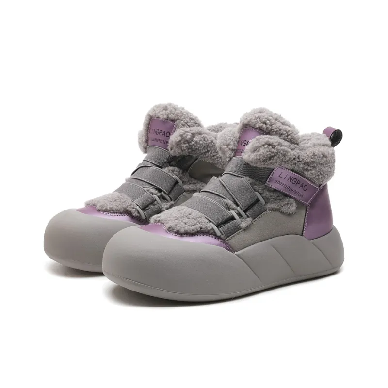 LINGPAO Short Snow Boots Women's-4
