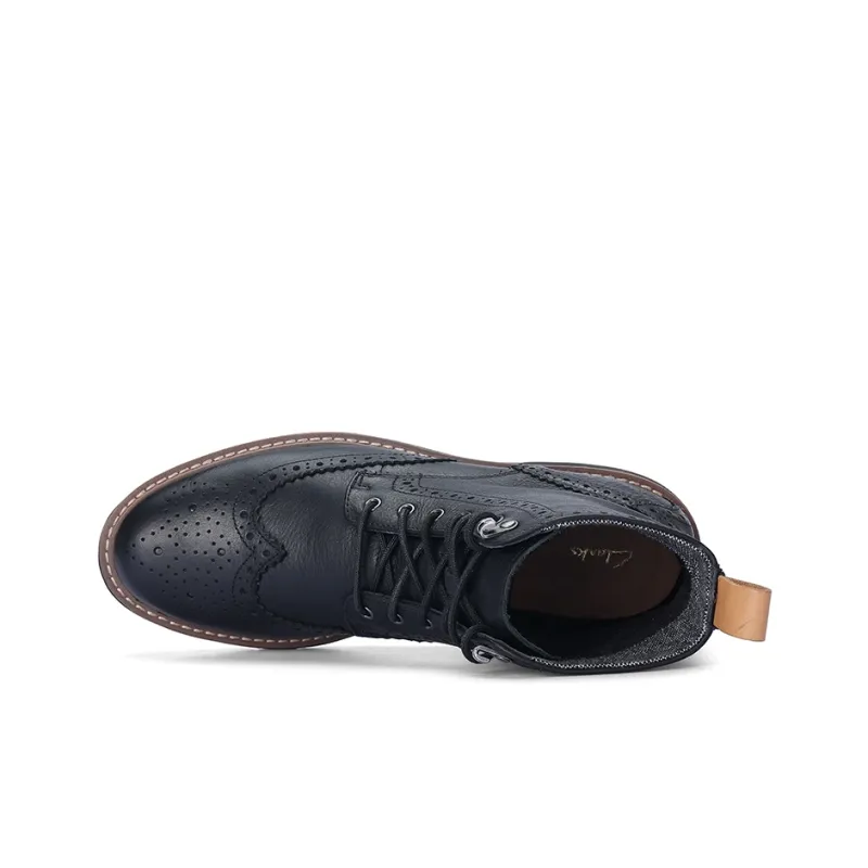 Clarks Short Martin Boot Men's Black-3