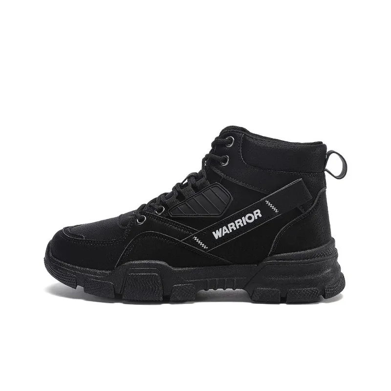 Warrior Short Snow Boots Men's Black-0
