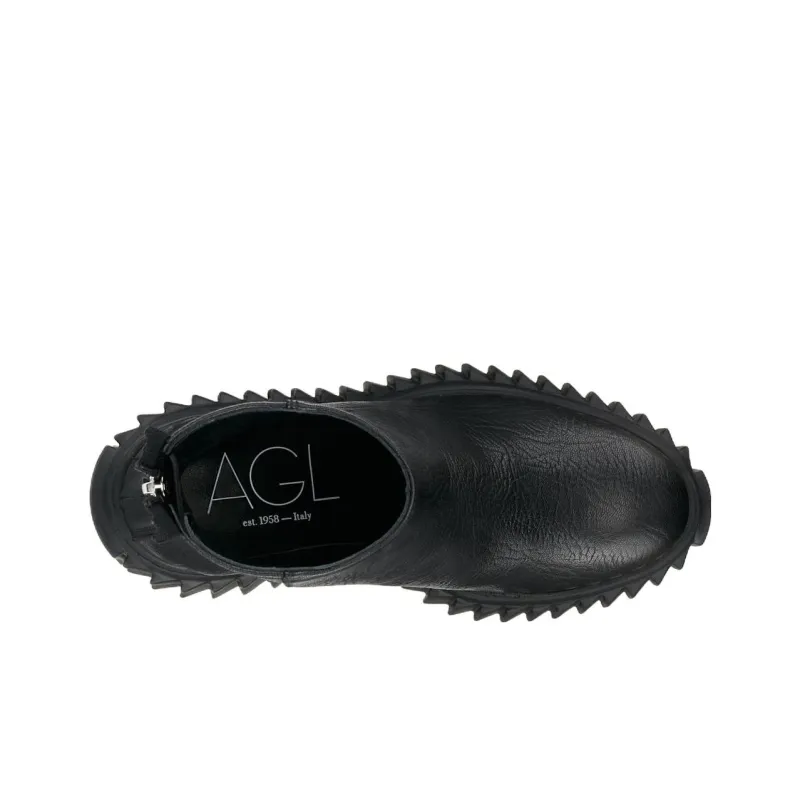 AGL Ridged Sole Platform Boots Women's-3