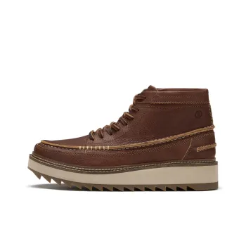 Clarks Abrasion Resistant Cushioning Crew Outdoor Boots Men's Dark Umber
