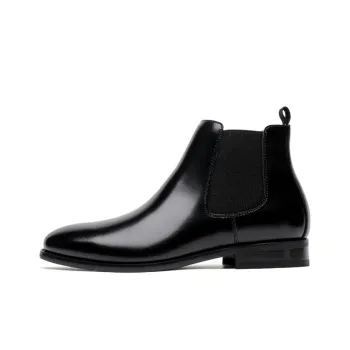 GZZ Chelsea Boots Men Black/Brown
