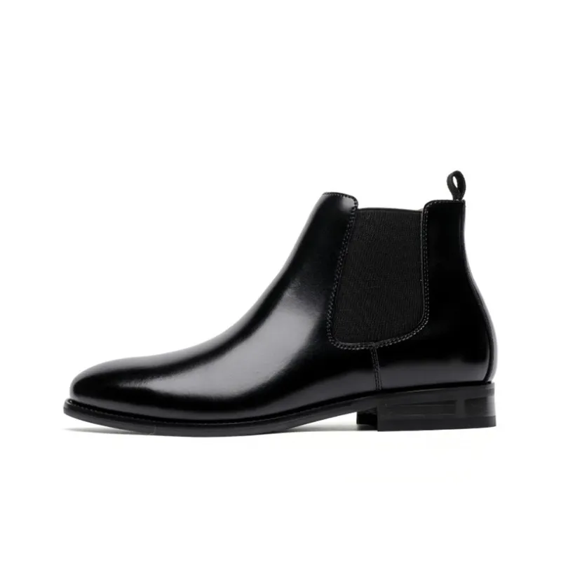 GZZ Chelsea Boots Men Black/Brown-0