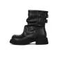 Black[Premium Edition, Moisture-Wicking Top Grain Pig Leather]