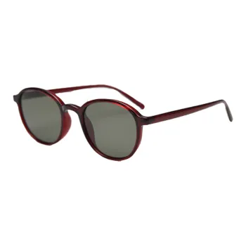 AAJF TR/Memory Plastic Oval Sunglasses Unisex